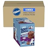 Pillsbury Mini Double Chocolate Cookies, 6 ct, 18 oz (Pack of 9)