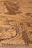  Hobbit notebook - a great notebook for Lord of the rings fans - map of middle earth - 100 pages - wide ruled: make a gift for your loved ones - school ... - start learning with the hobbits and Gandalf