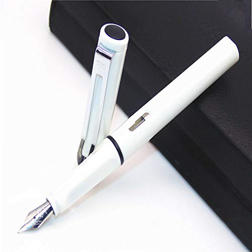 Supertool Stylo plume léger série 0,5 11 couleurs d'encre noire pour enfants, affaires et écriture (blanc) Cover