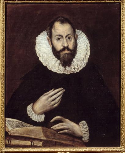Impression Toile Amiens Portrait d'Homme | Art Mural Haut de Gamme Style El Greco 60x90