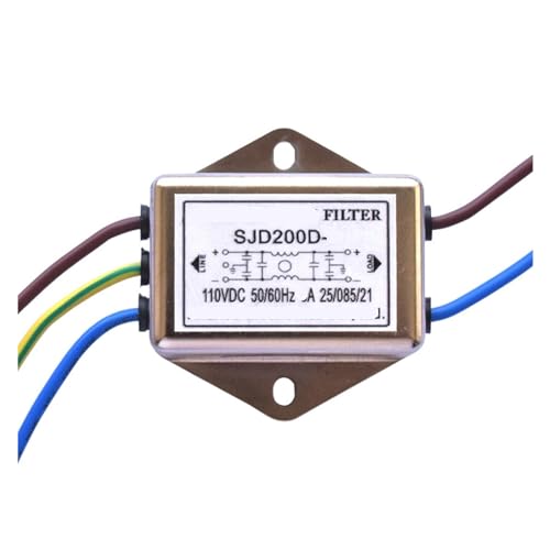 Filtro monofásico SJD200D-10A de 24V a 100V para control de interferencias