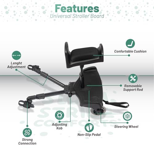 image for SLOTHSTRIDE COMFORTS 2025 New-Universal Stroller Board with Detachable