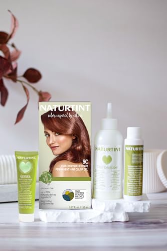 Image of Naturtint 5C Light Copper Chestnut Permanent Hair Color (Pack of 6), Ammonia Free, Vegan, Cruelty Free, up to 100% Gray Coverage, Long Lasting Results (Packaging may vary)