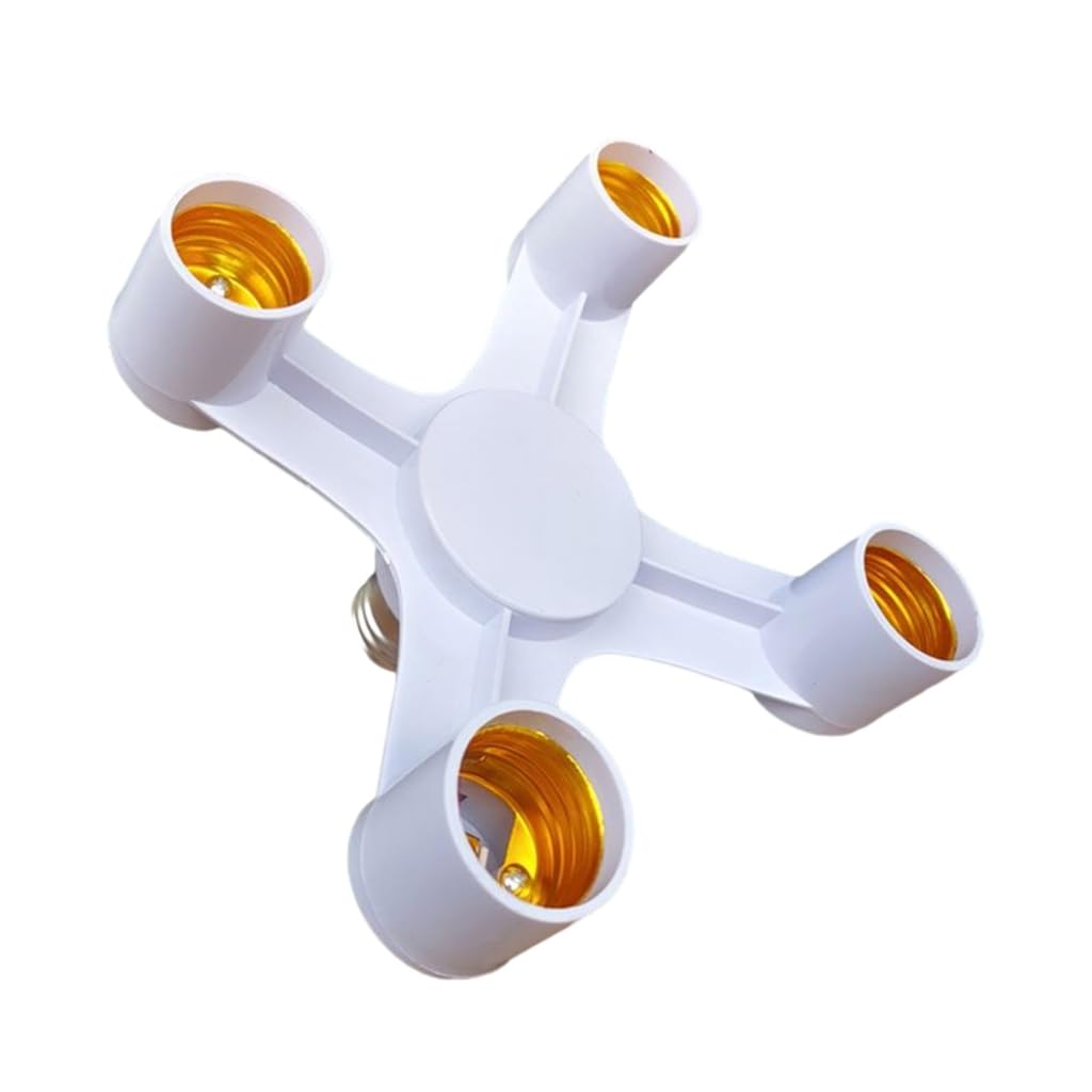 Tsophreniq 2/3/4/5/6/ Light Bulb Socket Splitter, E26/E27 Light Socket Adapter Conventer, Standard Base LED Bulb