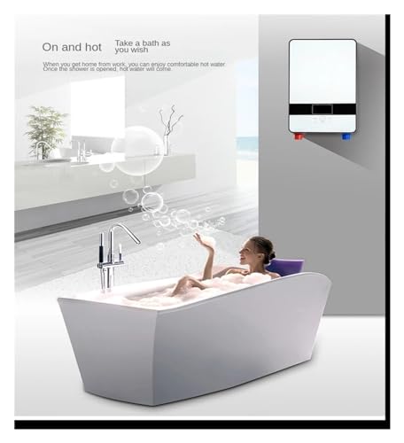 Chauffe-Eau Électrique Instantané Chauffage en 3 Secondes Puissance 5500W Compact - 8