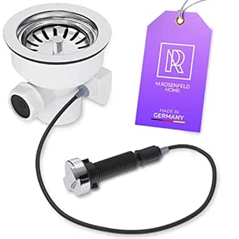 Spülenablauf 1 1/2 Mit Überlauf - Siebkorbventil 70 Mm Für Teka & Blanco Spülen