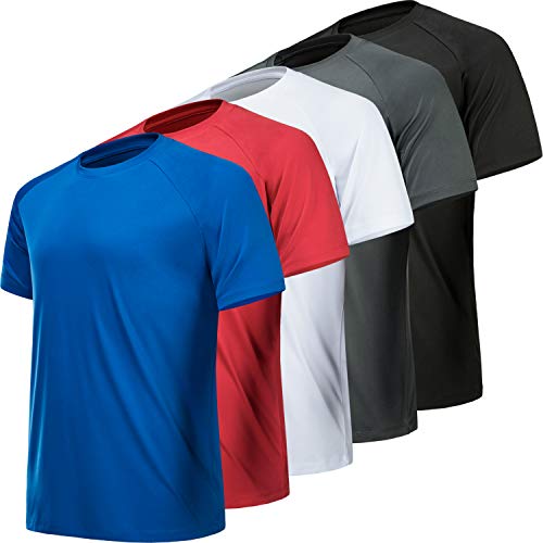 CE  CERDR Mens Workout Shirts Quick Dry Performance Short Sleeve Athletic Shirt