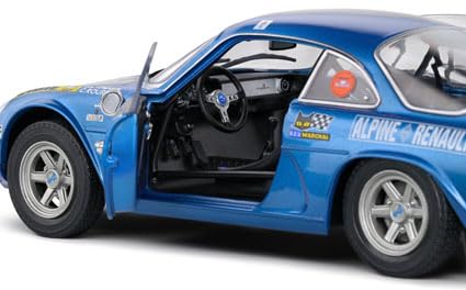 Solido Alpine A110 1600S niebieski #1 Therier/Roure Rallye Monte Carlo 1972 odlew ciśnieniowy model samochodu - SKU S1804210