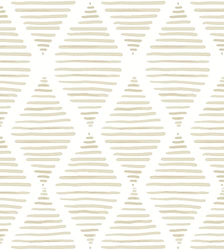 xupingjiti Papel Pintado Autoadhesivo Moderno y Minimalista geométrico a Rayas, 44x300cm película autoadhesiva para Muebles o Cocina, Impermeable, extraíble de Vinilo para Uso doméstico
