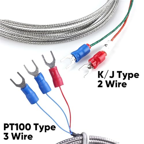 Sonda PT100 tipo cable trenzado blindado de 4 mm x 30 mm 2