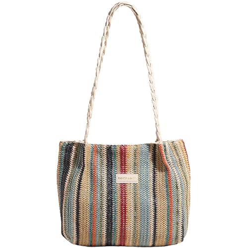 Large Beach Bags for Women Travel Straw Purses Tote Straw Tote Vacation Shoulder Bag Crossbody Bag Hobo Bags