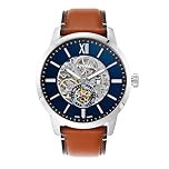 Fossil Townsman Watch for Men, Automatic three hand movement with Stainless steel or Leather Strap
