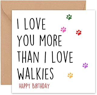 Felbridge Studio - Dog Birthday Card - Husband Birthday Card - Dad Mum Birthday Cards - Funny Birthday Cards - For Men Women Brother Son Sister Boyfriend Nephew 40th Adult - 14cm