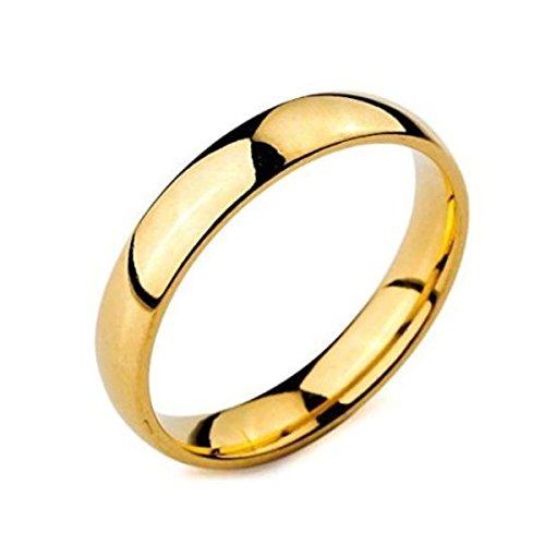 Bolboreta Valente Anillo Personalizado Alianza Personalizada Alianza grabada Regalo Aniversario Regalo Parejas Alianza Acero Oro