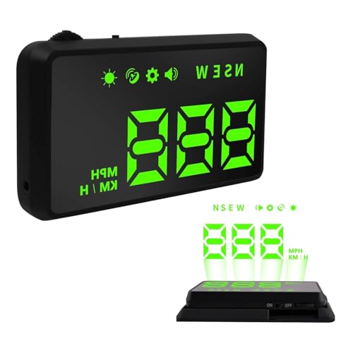 KUOWEIHUD Pantalla frontal para coches, HUD de coche, pantalla fr...
