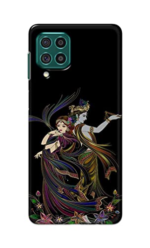 Image of Lord Radha and Krishna Hard Back Case Cover for Samsung Galaxy F62 / M62 Back Cover -(J5) VNS2223