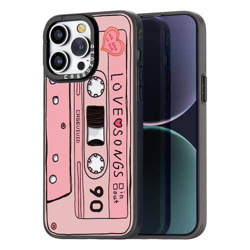 Coque iPhone 14 Pro Max antichoc design cassette rigolote protection 6,7" noire