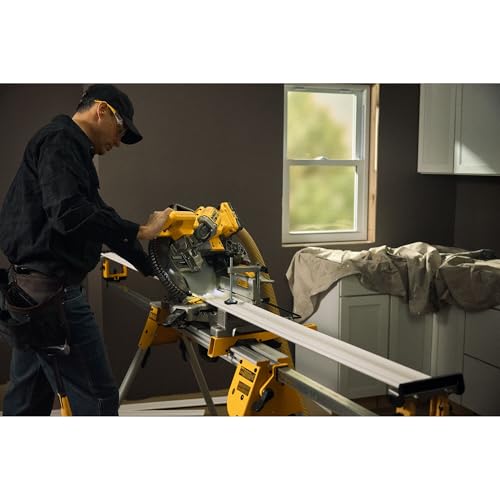DEWALT 20V MAX XR 10 in. Double Bevel Fixed Miter Saw Kit (DCS714WW1)