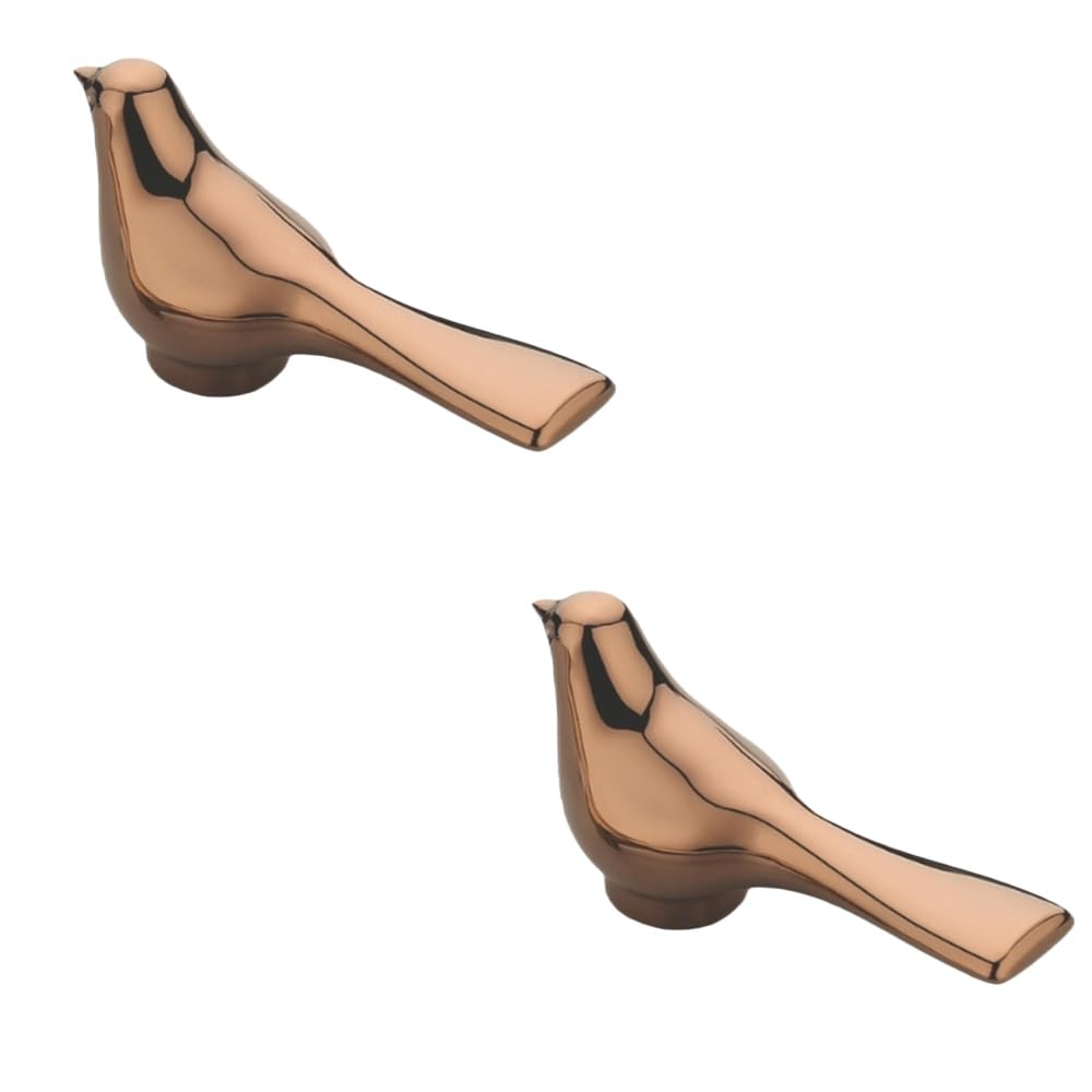 Fittingo Bird Design Drawer Knob for Wardrobe/Dressing Drawer Knobs/Drawer Handle/Door Knob/Zinc Alloy (Rose Gold) Pack of 2-image-11