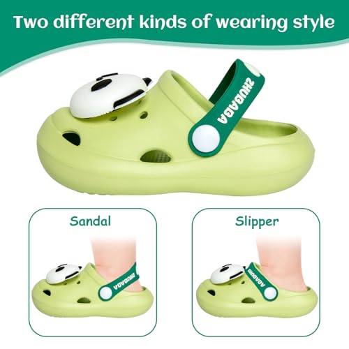 Image of Toddler Little Kids Clogs Slippers Sandals, Non-Slip Girls Boys Clogs Slide Lightweight Garden Shoes Slip-on Beach Pool Shower Slippers