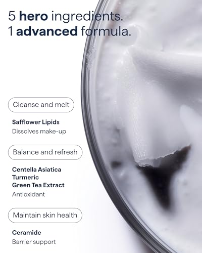 Remedy for Pre-Cleansing | Derm Dissolve Cleansing Balm | Melts Makeup and Sunscreen | Ceramides Safflower Lipids Centella | Fragrance Free| By Dermatologist Dr. Shah | 1.5 Fl Oz - Image 6