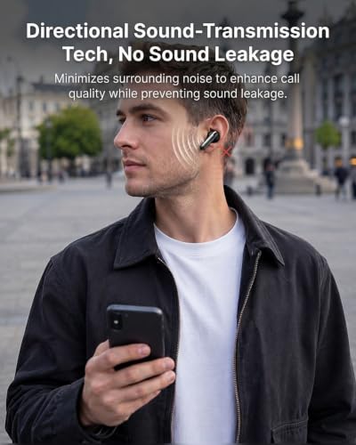 Cyberix Noise Cancelling Wireless Earbuds, 45dB ANC, 6-Mic ENC Calls - image 5