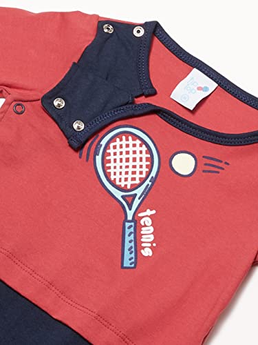 Macacão Estampado, Tip Top, Bebê Menino, Vermelho, P