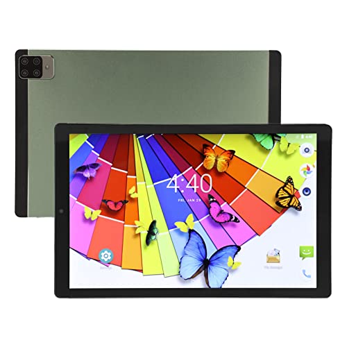 Tablet Android de 10 polegadas, Tablet PC 6 GB RAM 256 GB ROM Dual SIM Dual Standby Support WIFI Blu