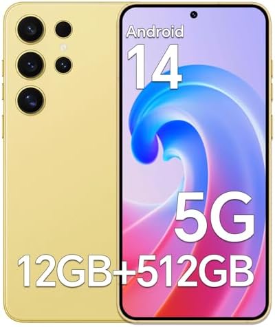 Unlocked Android Phones P24 Ultra,12GB+512GB Unlocked Phones,Snap...