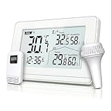 CSL - Funk Poolthermometer digital inkl. Wetterstation - Basisstation und...