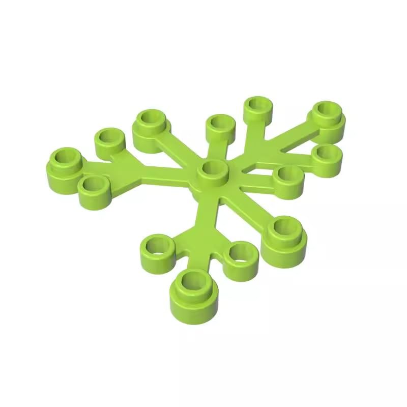 XYEIUGO GDS-1437 2417 Ornaments Plant, Leaves 6x5, Lime, 50 PCS โ image 1