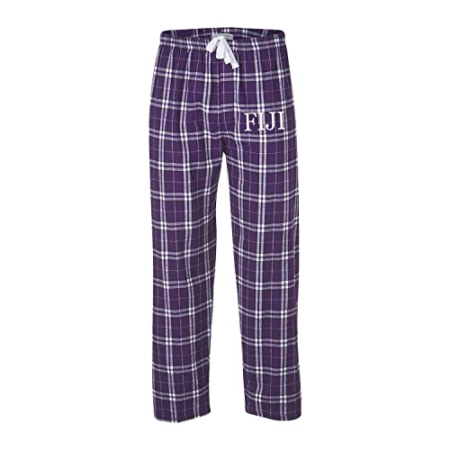 Phi Gamma Delta Flannel Pajama Pants - Fiji Fraternity Sleepwear Pj Bottoms
