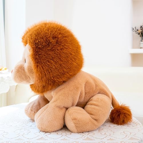 Image of Tickles Cute Lion Soft Stuffed Plush Animal Toy for Kids Boys & Girls Birthday Gift (Color: Brown Size: 30 cm)