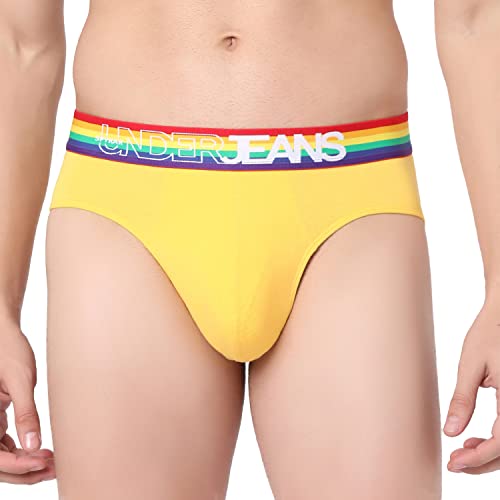 Image of Underjeans Men Cotton Blend Brief