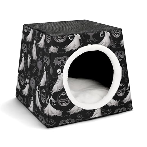 Abri pour animaux de compagnie chaud et doux : capsule spatiale chat