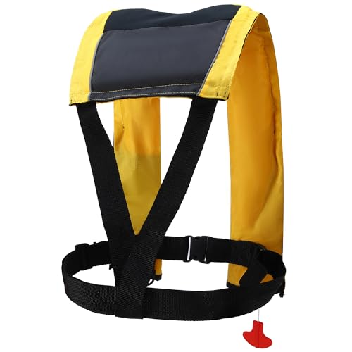 Image of Automatic Inflatable Life Jackets for Adults Life Vests PFD Low Profile Load Capacity Up to 330lbs