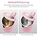 Electric Kettles Stainless Steel for Boiling Water, Double Wall Hot Water Boiler Heater, Cool Touch Electric Teapot, Auto Shut-Off & Boil-Dry Protection, 120V/1200W, 1.8Liter, 2 Year Warranty(Pink)