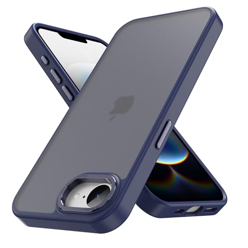 PinLiSheng �Ή� iPhone 16e �P�[�X �}�b�g ������ �����{�^�� �ϏՌ� ���ɗD�����G�� �w��h�~ �ČRMIL�K�i ���ϖh�~ �X�g���b�v�z�[���t�� �X�}�z�P�[�X (�u���[)
