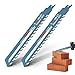 2Pcs Reciprocating Saw Blades, Concrete Reciprocating Saw Blade, Durable Saw Blade, Recip Saw Bladesfor Concrete, Masonry, Heavy Duty Carbide Steel Alloy Blade with Universal Shank, 10in 15TPI