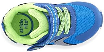 Stride Rite Boy's M2P Bolt Athletic Sneaker, Blue Neon, 5 Wide Toddler | Image 5