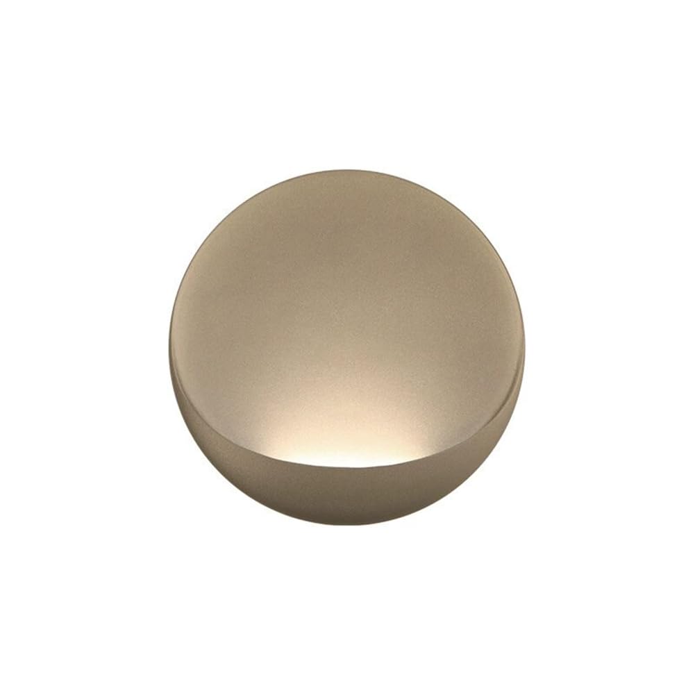 LOGT 7W LED Wall Light (Indoor) 3000K Warm White Round Modern Living Room Light Wall Lighting Aluminium Metal Hallway Lamp Fashionable Decorative Bedroom Lamp Bedsidelamp,Gray