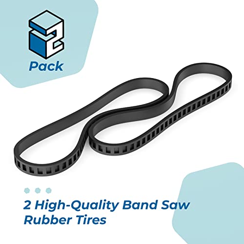 45-69-0010 Blade Pulley Tire Replacement For Milwaukee Band Saws Deep Cut 6230 6232-6 6225 6232 6227- 2 Pack #TOP3