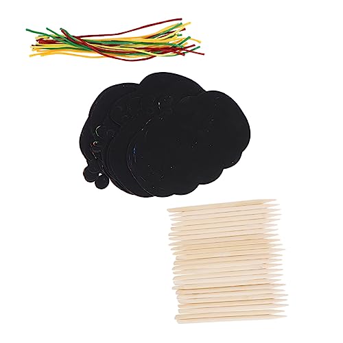 FAVOMOTO Scratch Off Cards Halloween Pumpkin Craft Kit Halloween Party Games for Boys and Girls Sheets