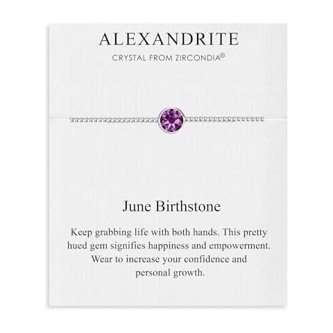 Philip Jones June Birthstone Bracelet with Crystals Cover