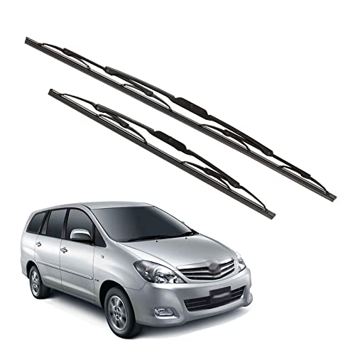 Image of Kylo Windshield Wiper for Suzuki Innova /Conventional and Traditional Metal Type Windshield Water Repellency Scratch Proof Wiper Blades Suitable for Suzuki Innova(Driver Side 24 inch, Passenger Side 16 inch)