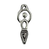 Goddess of Fertility , Silver, 2 inches