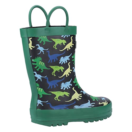 Cotswold Childrens/Kids Sprinkle Galoshes (7 Toddler) (Green/Black/Sky Blue)4