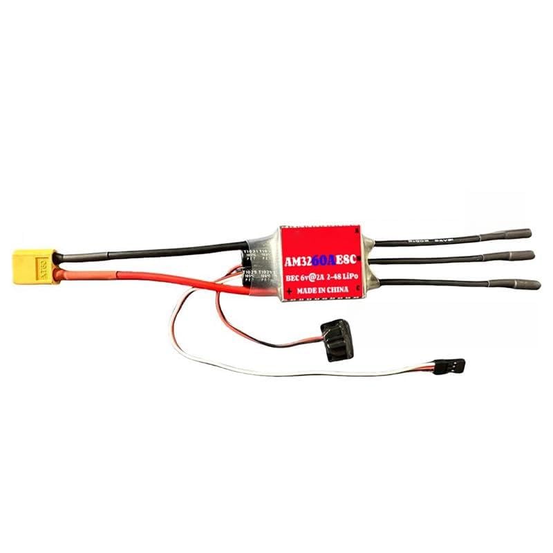 LiftChuang for RedHobby AM32 6V2A ESC,60A/80A/150A/200A Brushless ESC, Model Air Drones Vehicle Climbing Vehicle Parts (60 A)