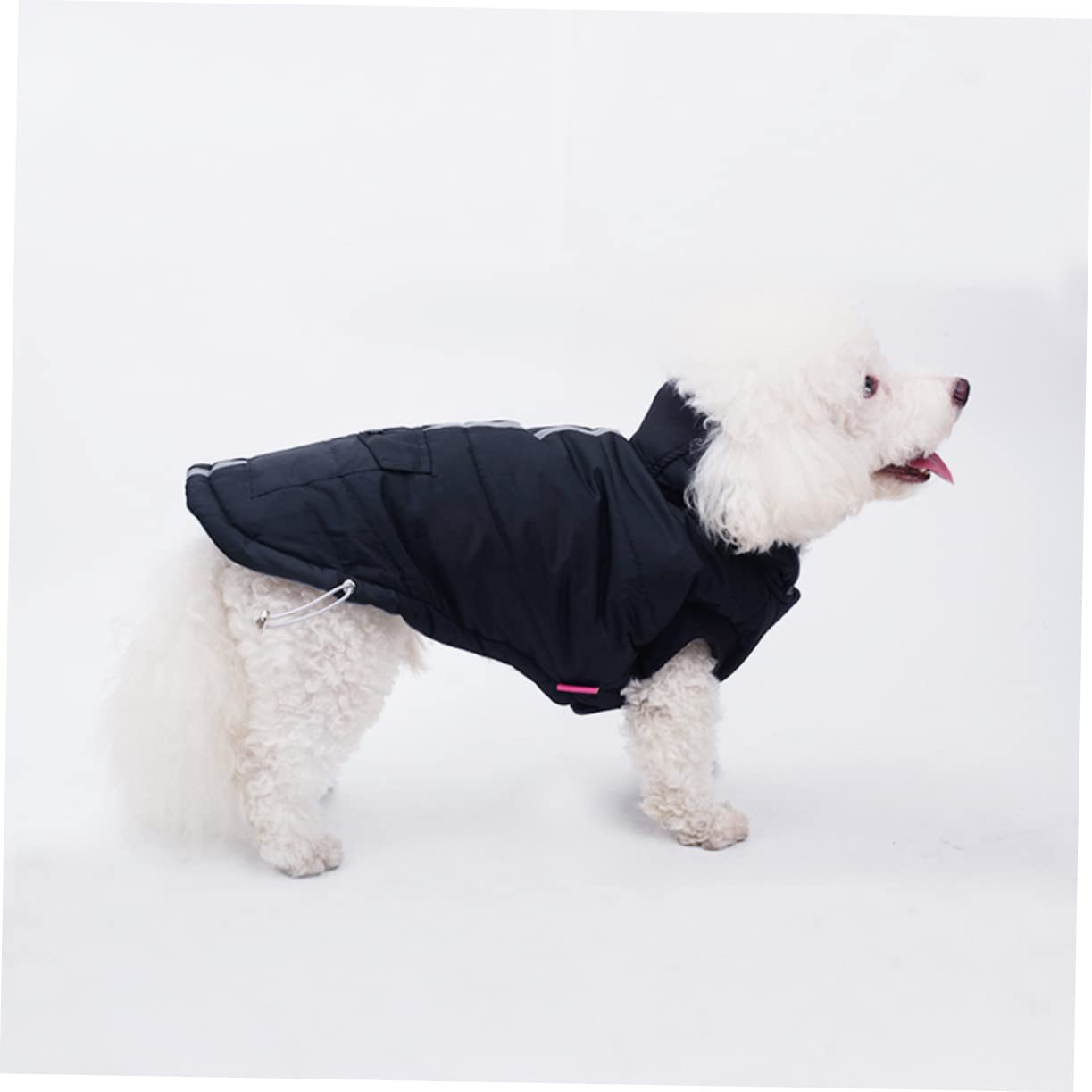 ABOOFAN 3-teilige Hundeweste Zum Warmhalten Baumwollweste Im Dunkeln Leuchtende Jacke Haustier-Schneeanzug Outdoor-hundeweste Größe S Bis L