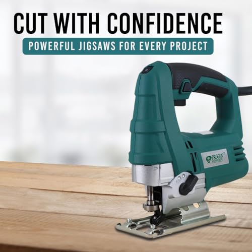 Image of Progen 9465-HG Professional 650W Jigsaw Machine | Variable Speed 2800 RPM | Precision Wood, Metal & Plastic Cutting Tool with Ergonomic Design - 6 Months Warranty